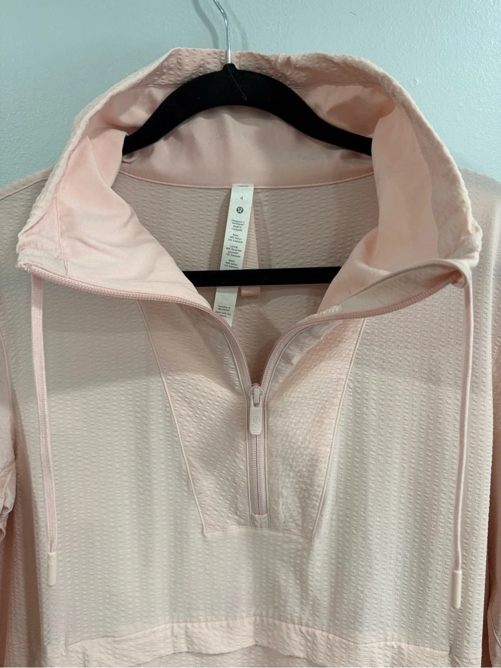 Lululemon Pack Light Packable Pullover Light Pink Size 4